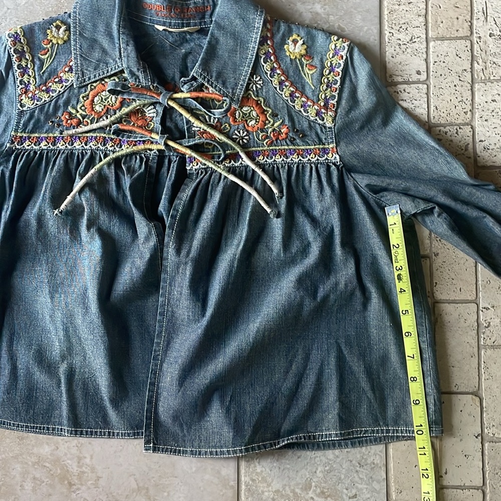 Double D Ranch Lightweight Chambray Jacket - image 8